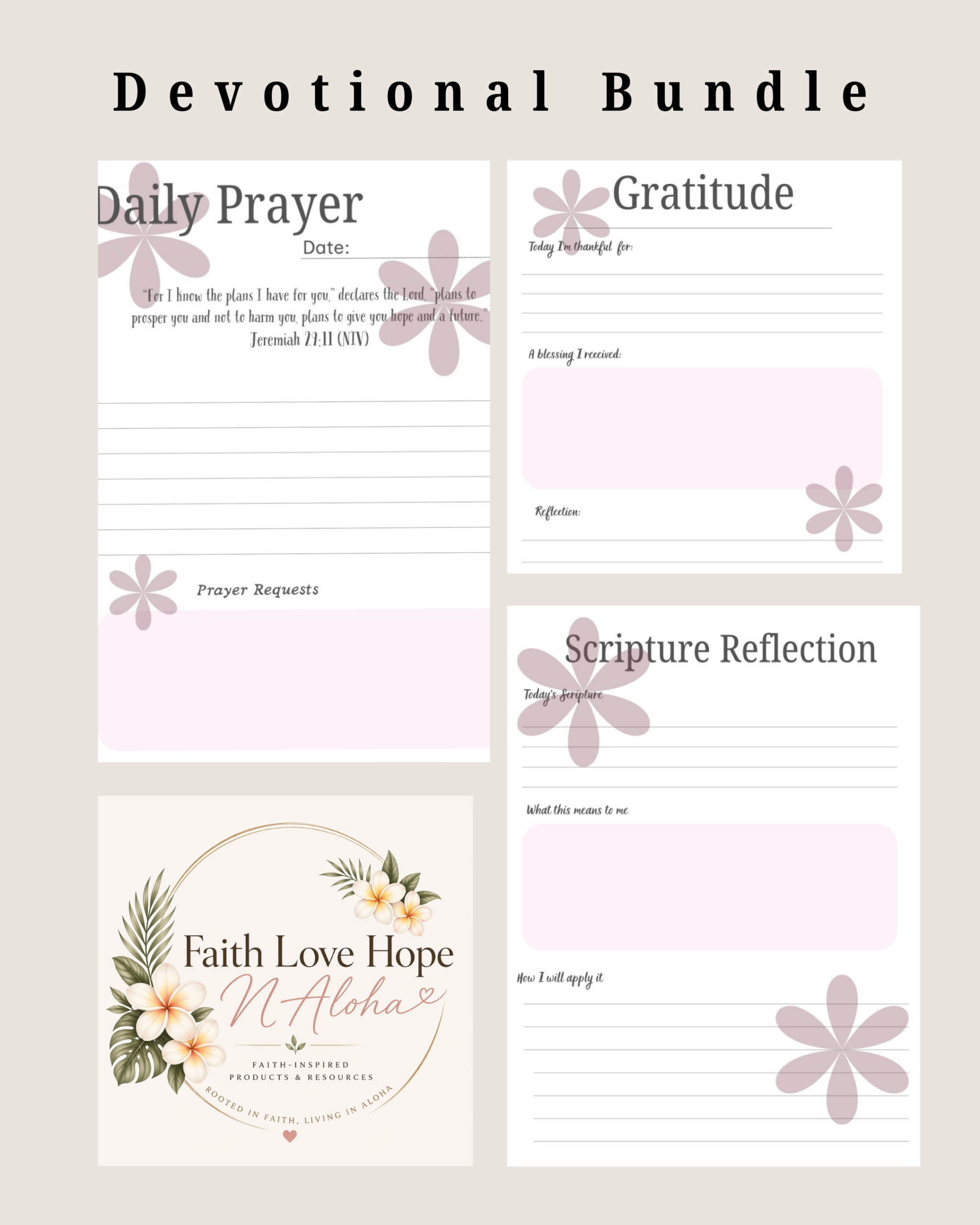 Peace Within - Printable Devotional Bundle - Image 2